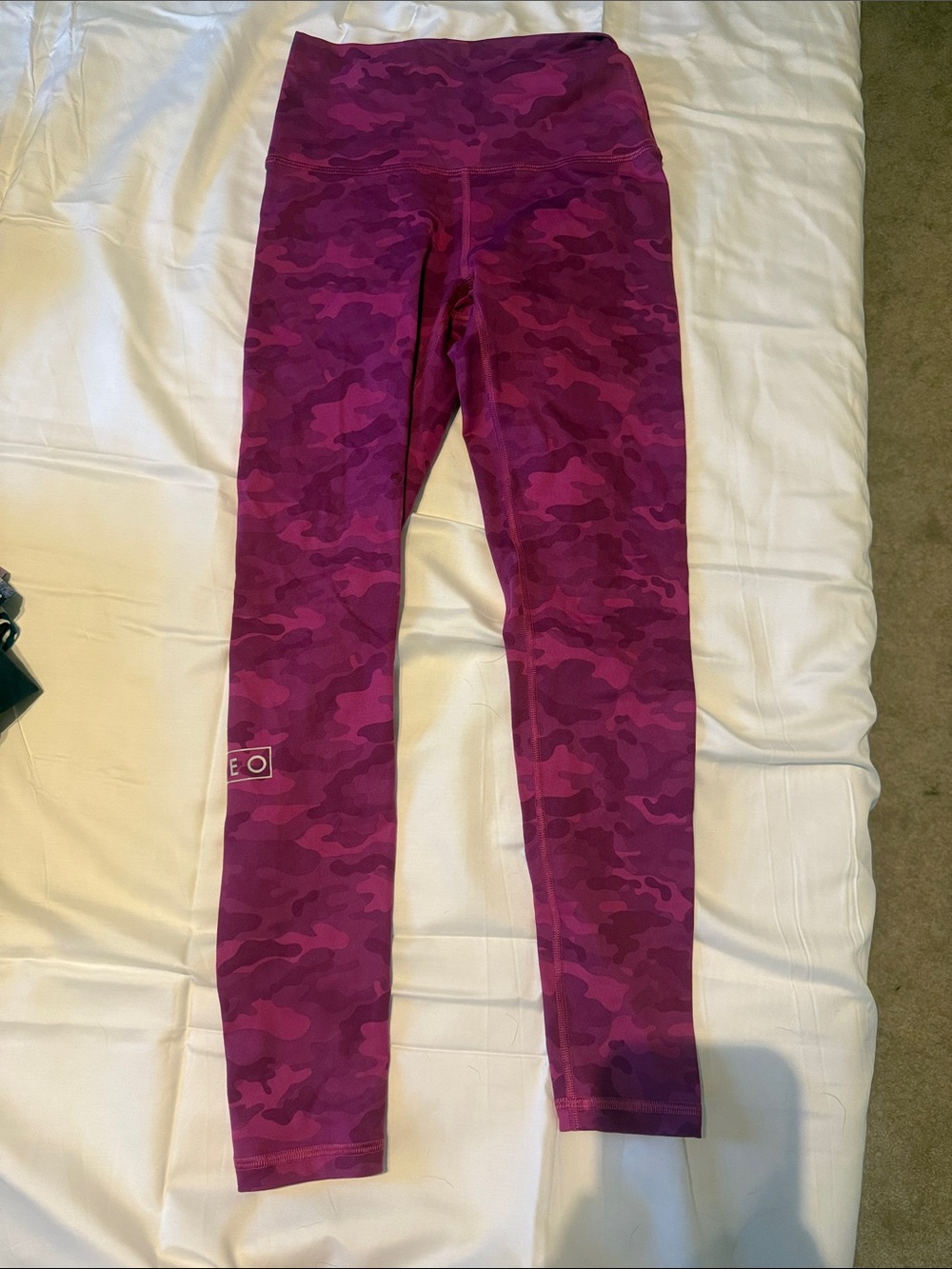 Fleo Women's Magenta Camo High-Waist Leggings